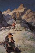 NC Wyeth Heidi china oil painting reproduction